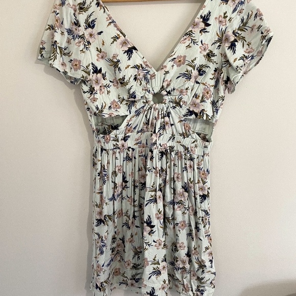 American Eagle Printed Floral Mini Dress S - Picture 1 of 3